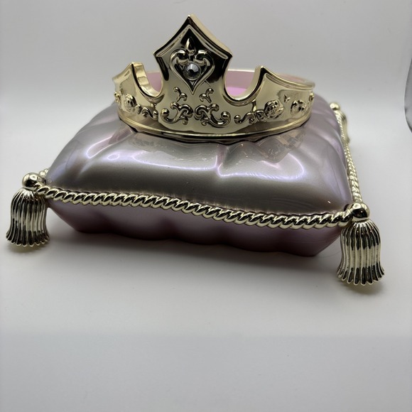 Disney Other - Disney Bath & Body Works Princess Aurora  Crown 3-Wick Candle Holder Pedestal 👑